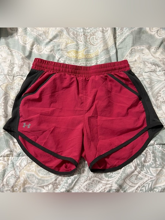 Under Armour Pants - Under Armour Hot Pink Running Shorts with dark grey trim